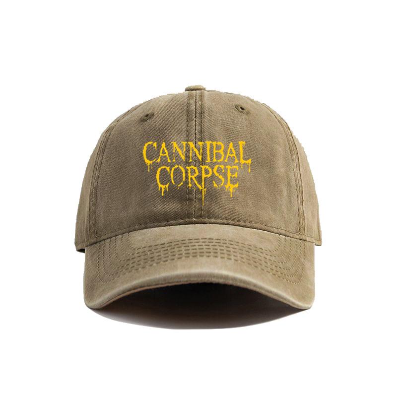 Cannibal Corpse Baseball Cap Summer Distressed Dad Hats Unisex Outdoor Adjustable Cotton Caps MZ-433