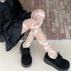 Women Punk Style Pantyhose Girl Hole Bodystockings Sexy Torn Strap Gothic Thigh Knee Socks Ragged Tights Medias Pantis De Mujer