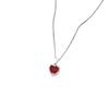 Crystal Inlaid Crystal Necklace Elegant Charm heart necklace  Valentine's Day Gift