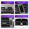 Center Dash A/C Air Conditioner Central Air Outlet Panel Grill Cover for Toyota Corolla Altis 2009 2010 2011 2012 2013