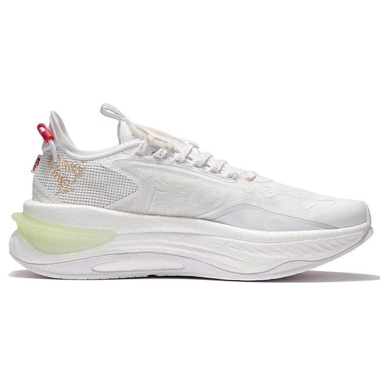 Li Ning Exceed 6 Textile, TPU Cushioning Slip Resistant Abrasion Resistant Low Top Sports Casual Shoes Men's White AGLS079-1