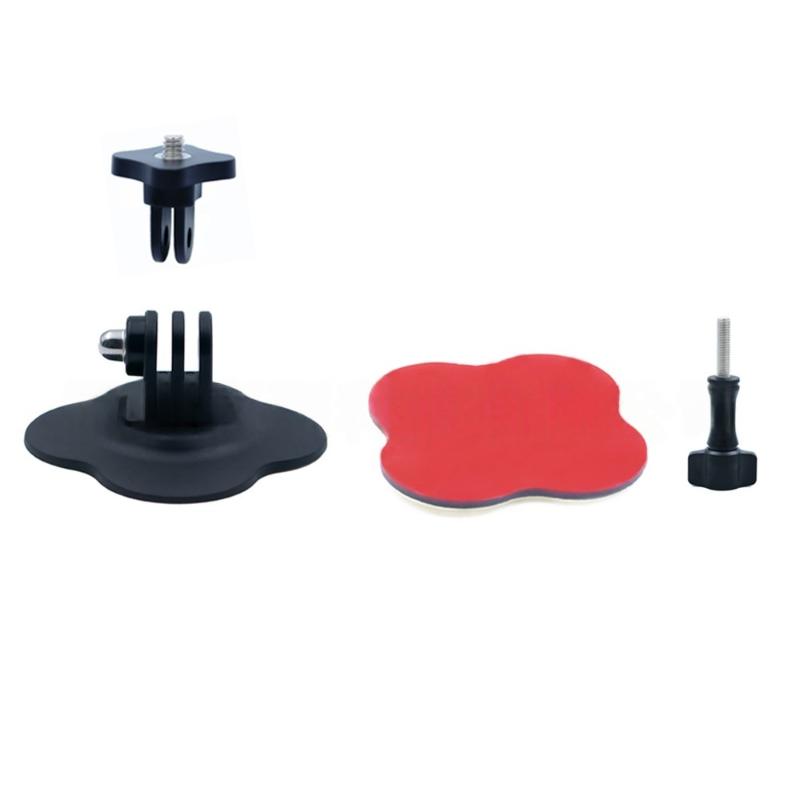 3/4Pcs Sports Camera Accessory Flexible Helmet Mount For  13 12 11 10 9 Insta360 X4 X5 Ace Pro Curved Flat Adhesive Base