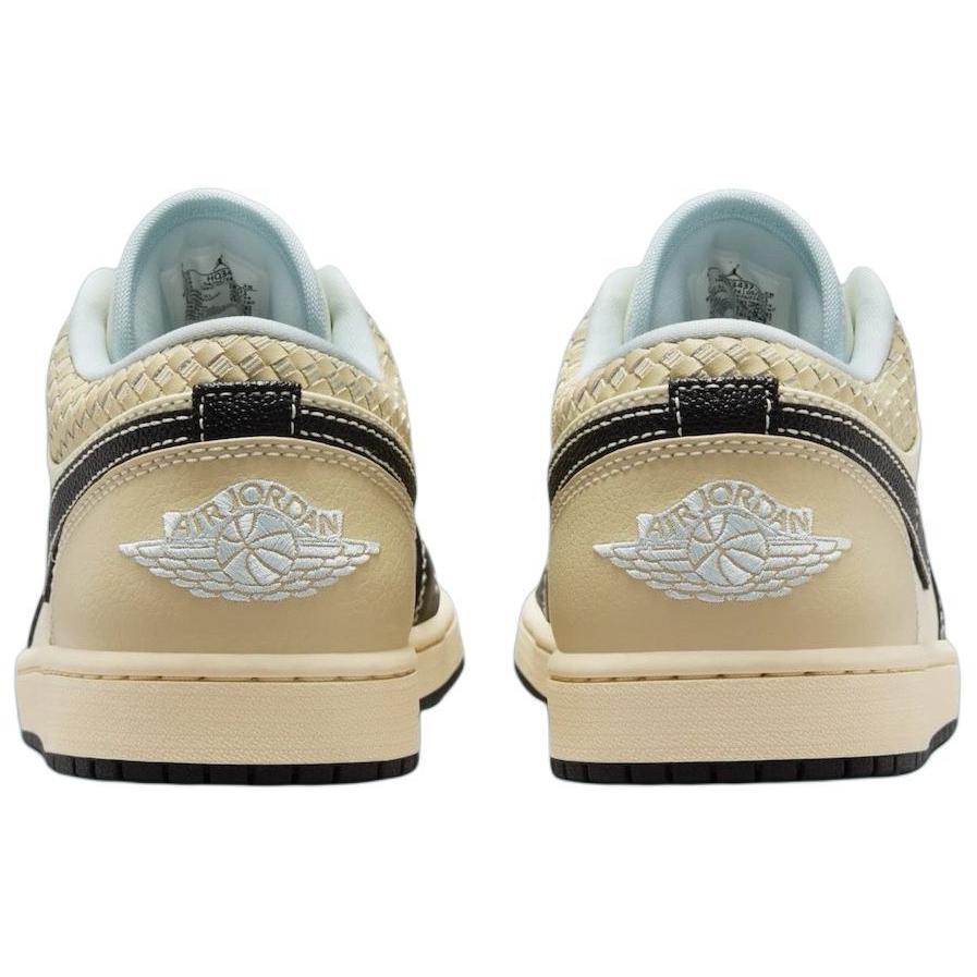 Air Jordan 1 Low SE Coconut Milk Black Men Sneakers Cream Muslin Team-Gold HQ3437-101