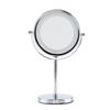 6 inch Round Bathroom Vanity for Shaving / Makeup LED Light Magnifying Mirror
