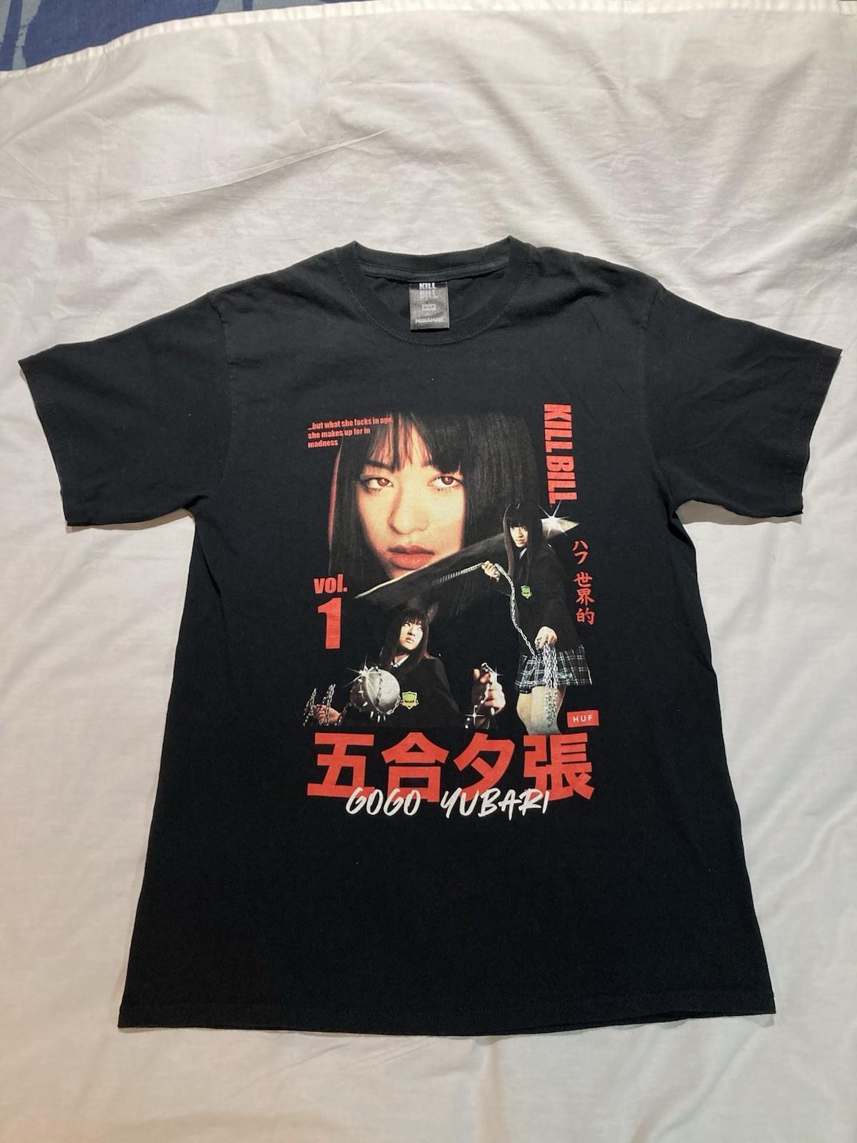 Huff X Kill Bill Vol. 1 Gogo Yunari T-shirt, Size Medium Unisex T-Shirt L