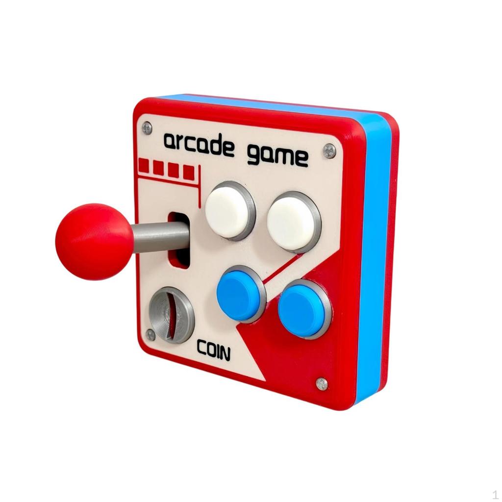 Switch Cover with Joystick Retro Arcade Panel Decorative PushControl Plate for Game