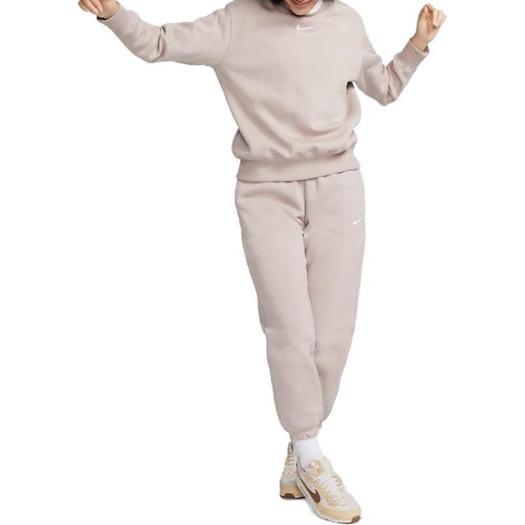 New Nike Knitted Sweatpants Women's Pink DQ5888-272