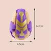 7pcs Plastic Dinosaur Transformed Egg Random Color Multistyles Simulation Dinosaur Egg Deformation Dinosaur Egg Novelty Gag Toys