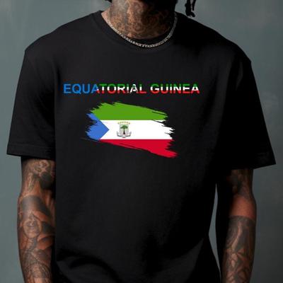 Equatorial Guinea Flag Tee: Unisex Cotton T-Shirt and Kids Tshirt