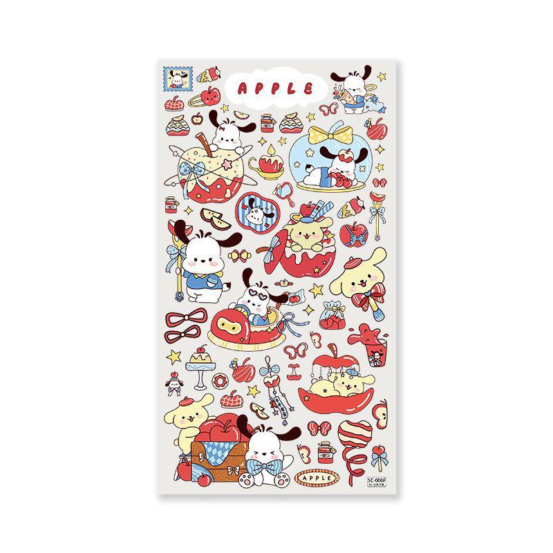Kuai Dou Pompompurin Nail & Phone Art Stickers - Sky Original Collection
