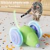 Interactive Cat Toy Mouse Smart Self-Moving Mouse Toy with Light-Up Tail Automatic Rolling Cat Enrichment Toy for Indoor Cats