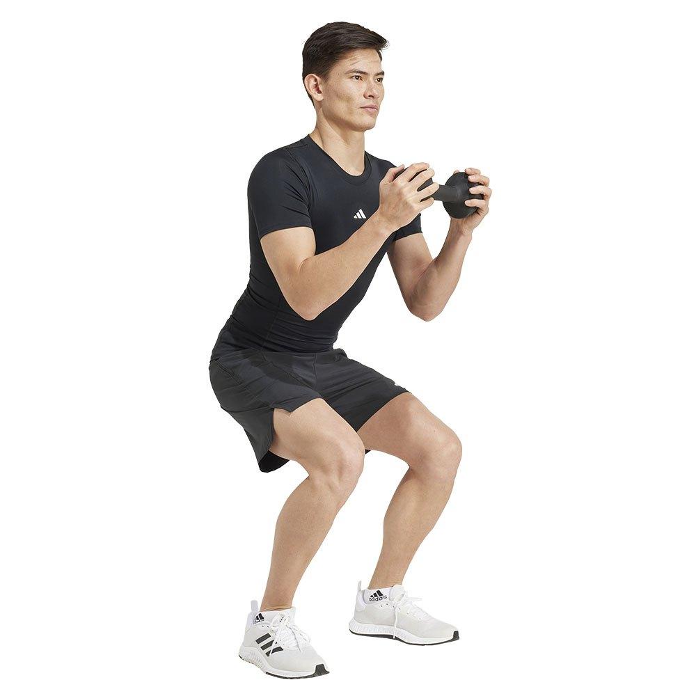 Adidas Techfit Short Sleeve T-shirt Low to Medium Compression Round Neck