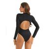 Jumpsuit Zipper Hollow Back Skinny Competitive Sports Speed Swimsuit Surfing Swimsuit