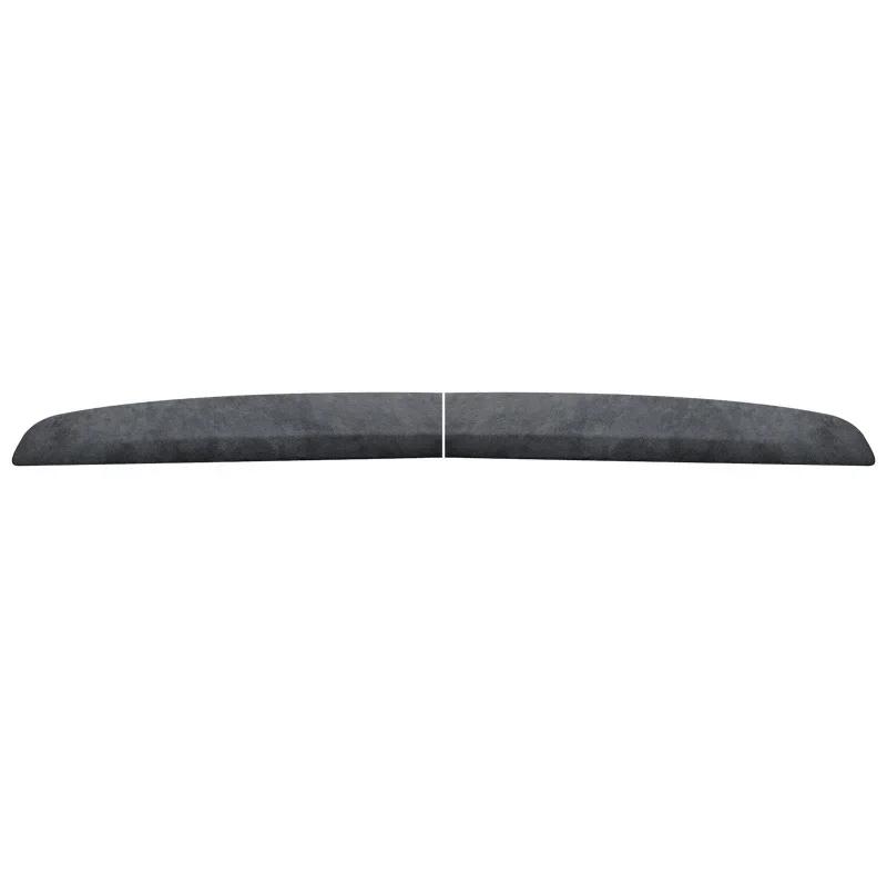 Car Front Dashboard Central Control Trim Strip Made of Alcantara Suede For Tesla Model 3 Highland 2024 Dashboard Cover Interior