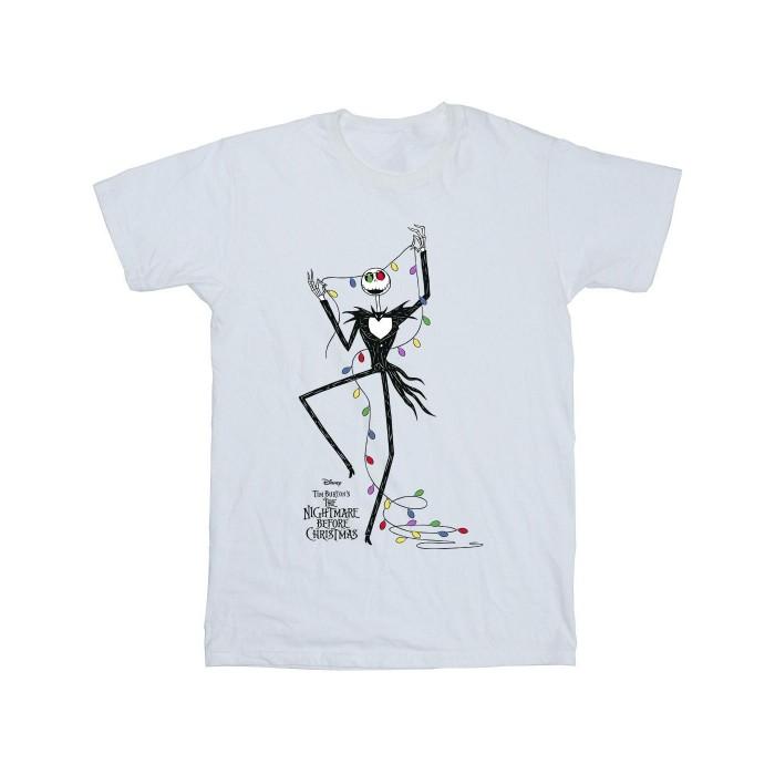 The Nightmare Before Christmas Mens Lights Cotton T-Shirt