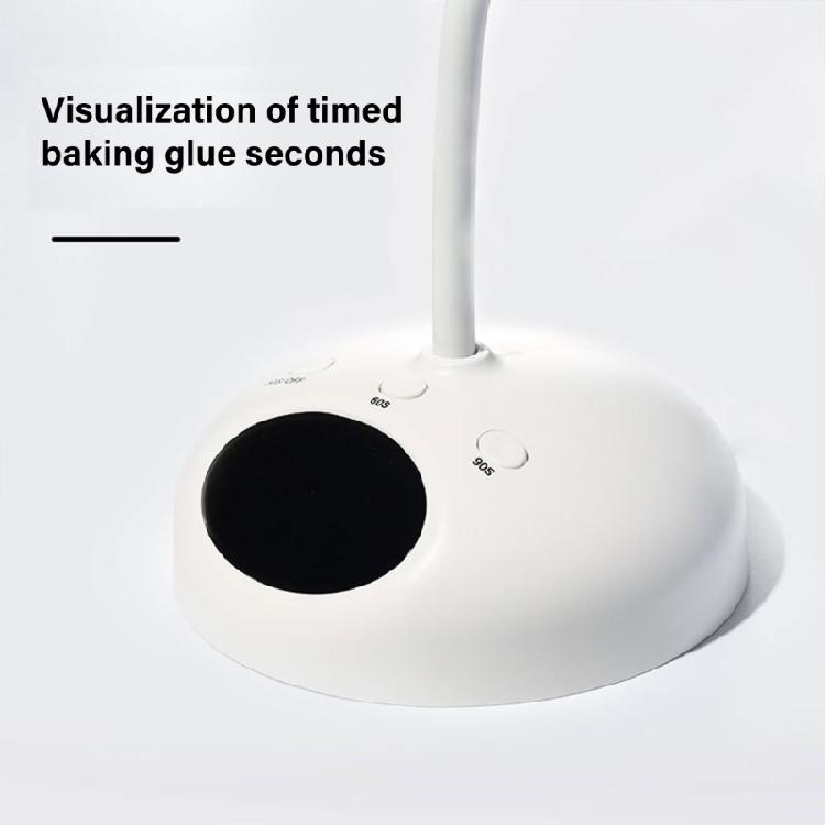 Quick-Drying Nail Light UV LED Nail Lamp Rechargeable Nail Lamp Flexible Nail Dryer with Round Base for Nails Salons