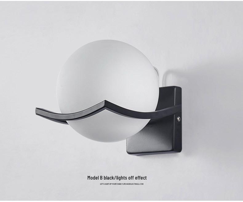 Nordic Wood Art LED Wall Lamp: Minimalist Bedside, Living Room, Stairway, Hallway Light