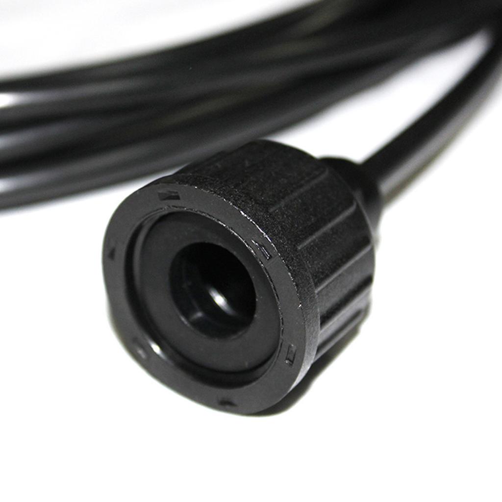 Outdoor Fan Mister Cooling System Summer Misting Kit Brass Nozzle Black with 20in Spray Ring