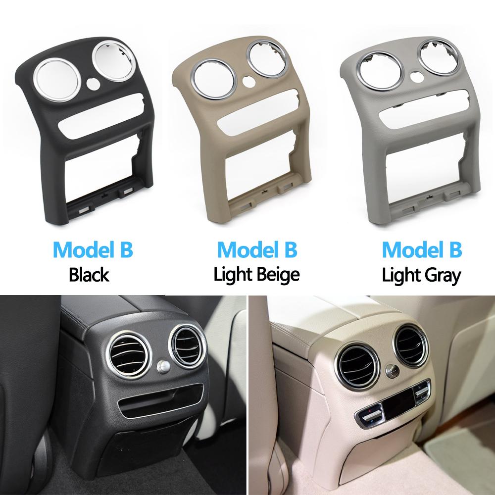 Car Rear Center Console Rear Air Vent Outer Frame Cover Trim For Mercedes BENZ C Class W205 Sedan Coupe 2014 2015 2016