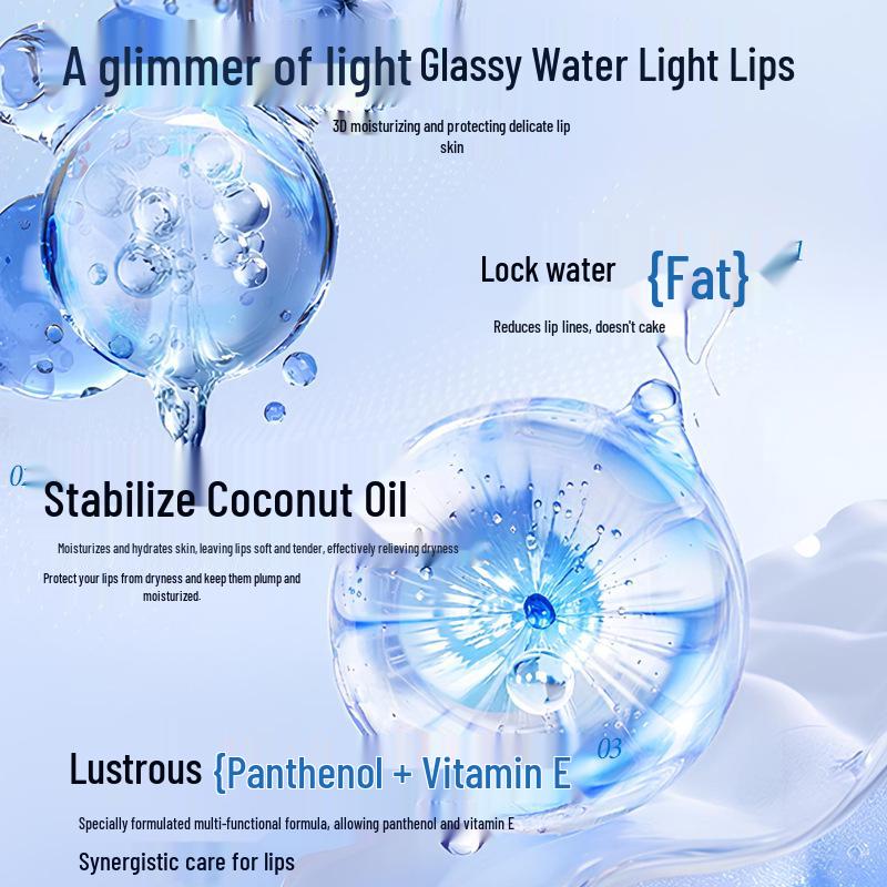 Ge Bao Lian Vitamin B5 Lipstick: Hydrating & Moisturizing for Women, Men, and Students - Prevents Chapped and Peeling Lips.