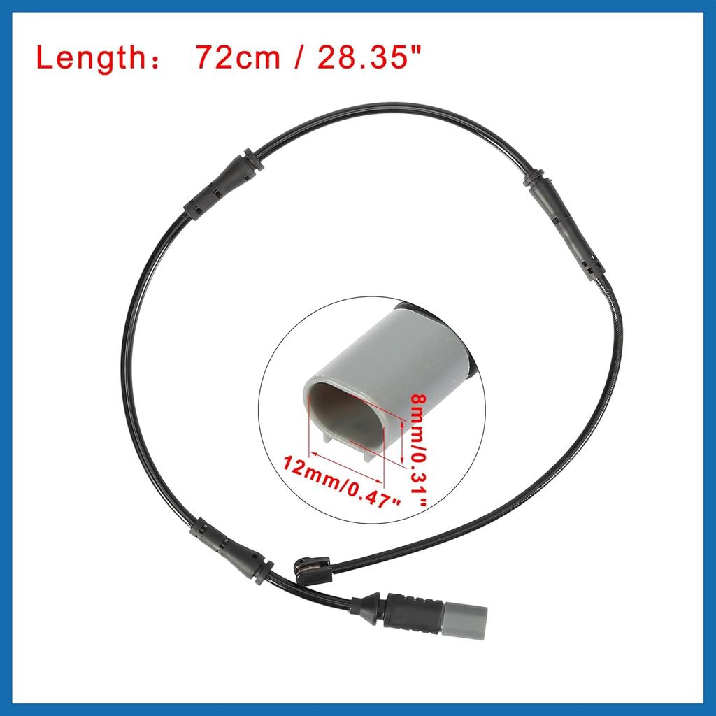 2pcs Car Front Brake Pad Electronic Wear Sensor Indicator 34356792289 for BMW 330i GT XDrive 2017-2018 Item Replacement