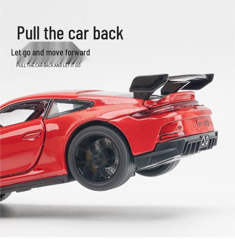 Porsche 911 Alloy Sports Car Model 1:32 - Children's Metal Toy Ornament