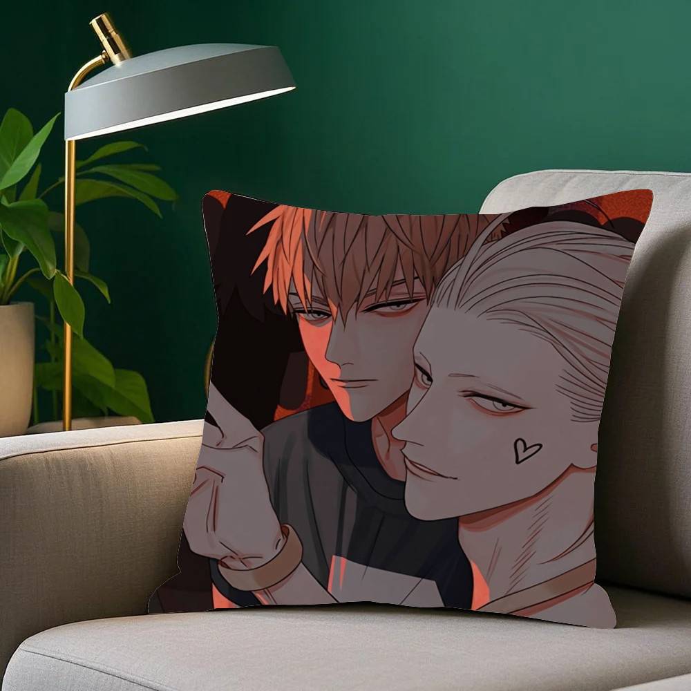 19 Days Manga Pillow Case Fashion Square Pillowcase Bedroom Sofa Room Ins Decoration Leisure
