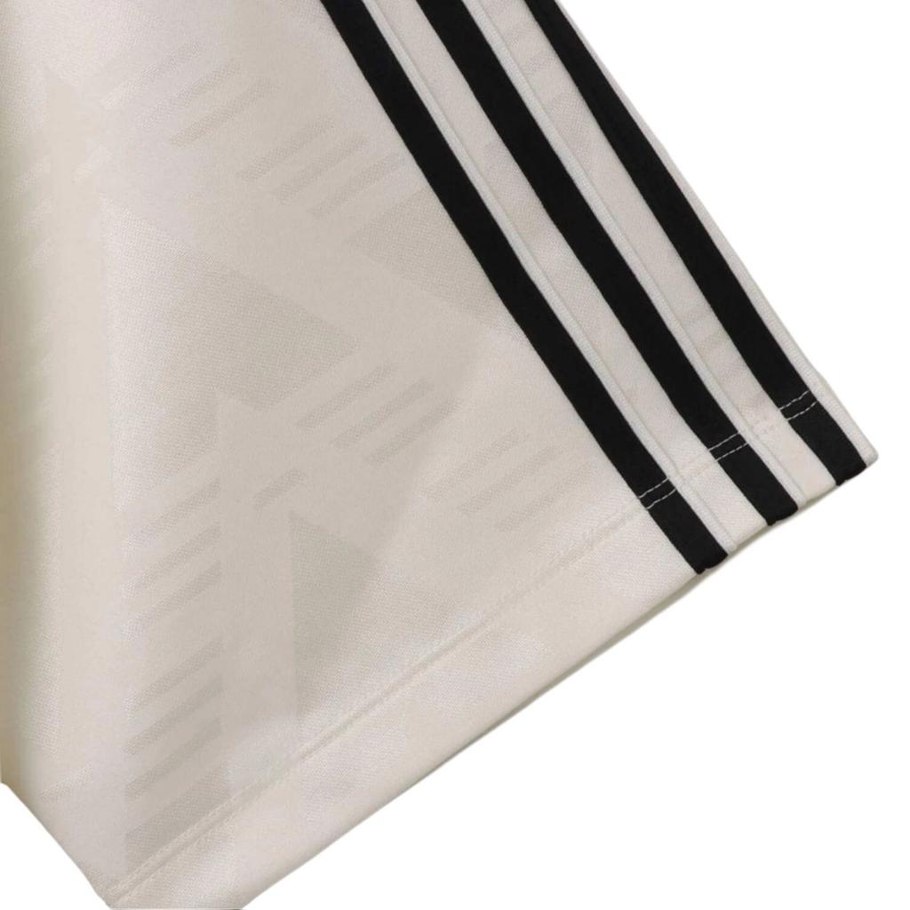 adidas Originals Sponsor Off-White Striped Comfortable Simple Short Sleeve Soccer Jersey Unisex Tops KD2966