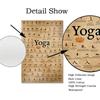 Yoga Poster Home Exercise Gym Yoga Ashtanga Chart Pose Health Poster Canvas Painting Print Wall Art Picture Living Room Decor