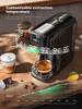 6in1 Capsule Coffee Machine Hot/Cold Multiple Espresso Cafetera Cappuccino Coffee Maker Dolce Gusto Nespresso Powder H1B