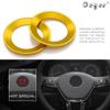 Car Steering Wheel Stickers Emblem for  Golf 6 7 Polo CC Tiguan Passat Accessories Car Styling