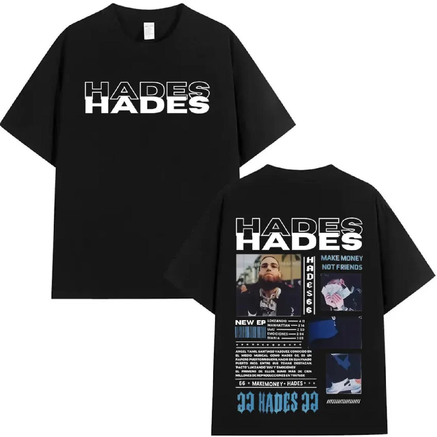 

Hades 66 Make Money Not Friends Graphic Fashion Tshrits Summer Pop T Shirt Gothic Cozy Mens Cotton T-shirts Casual Oversized Tee S чёрный