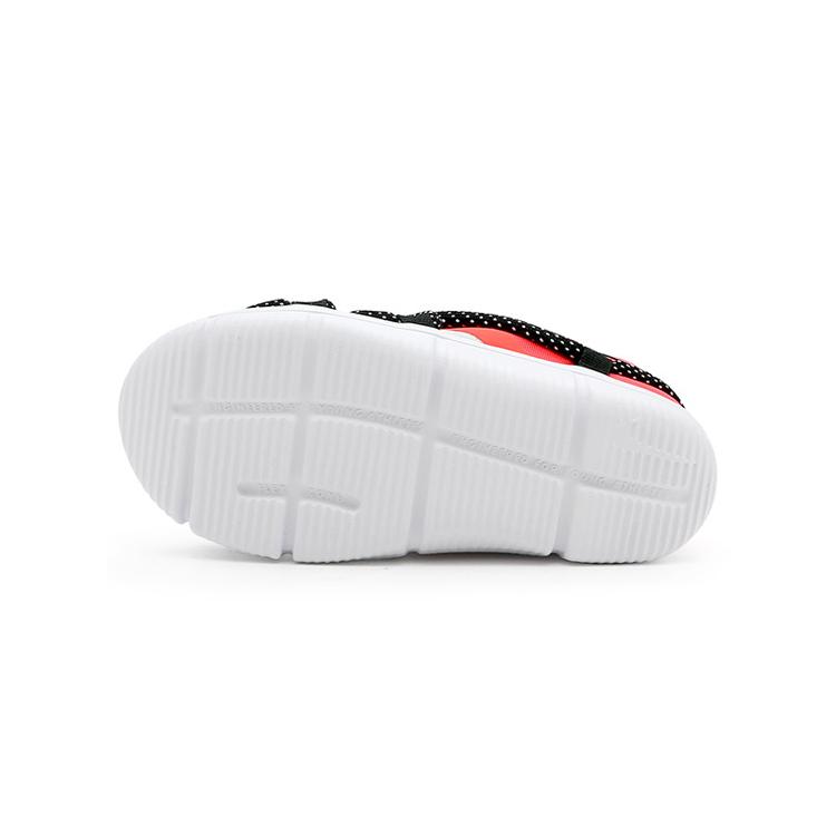 Nike Novice Low top Sports Casual Shoes Gray Black Red Infant And Toddler AQ9662-600