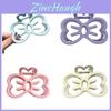 Trendy Hair Decoration Elegant White Bow Hair Clip For Stylish Girls
