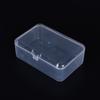 Small Transparent Plastic Storage Box Clear Square Multipurpose Display