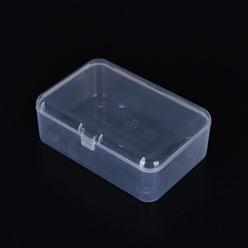 Small Transparent Plastic Storage Box Clear Square Multipurpose Display