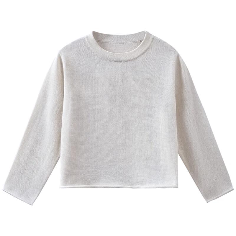 Hacikis Kids' Soft Apricot Knitted Top