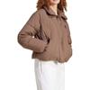 Adidas Polo Neck Warm Comfortable Down Jacket Women Jackets Camel JG5932