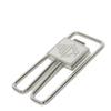 Used 10656 Logo Signature Bill Clip 7988 Vintage Excellent Condition Monsieur Metal Silver Men's from Japan AUTHENTIC