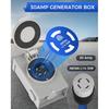 30 Amp Generator Power Inlet Box, NEMA L14-30P Inlet Box for 4-Prong Generator Cord, 125/250V 7500 W Pre-Drilled, Weatherproof Outdoor Plug Box for