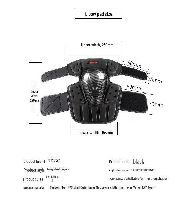 Motocyklowe nakolanniki i nałokietniki: Ochrona przed upadkiem, wiatroodporna, czterosezonowa odzież ochronna dla motocyklistów