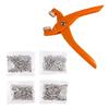 Eyelet Hole Punch Pliers Kit Handheld Hole Punch Pliers Portable Grommet Eyelet Plier Set for DIY Clothes Craft Projects