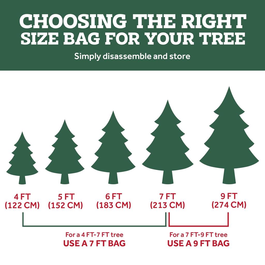 Large Capacity Christmas Tree Storage Bag  Storage Bags Breast