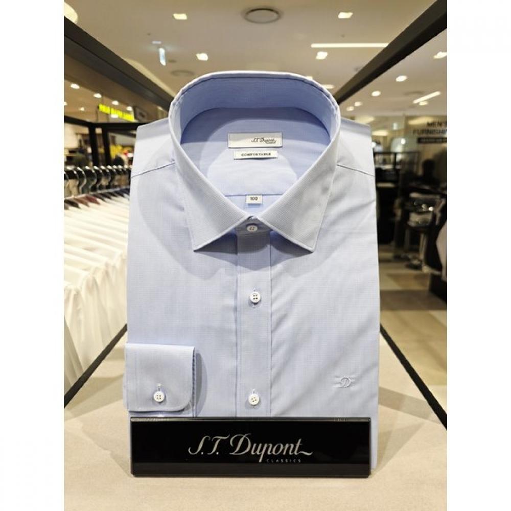

S.t. Dupont Long Sleeve Slim Fit Shirt Stretch Material Se5sm22ls760sbu 110