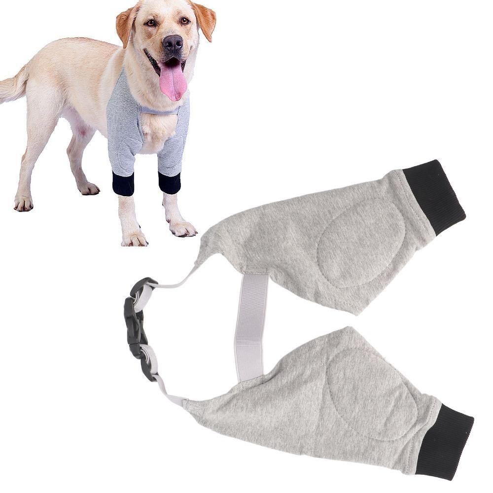 Warm Dog Leg Brace Adjustable Dog Joint Wrap Anti-slip Dog Knee Support  Injured Dogs