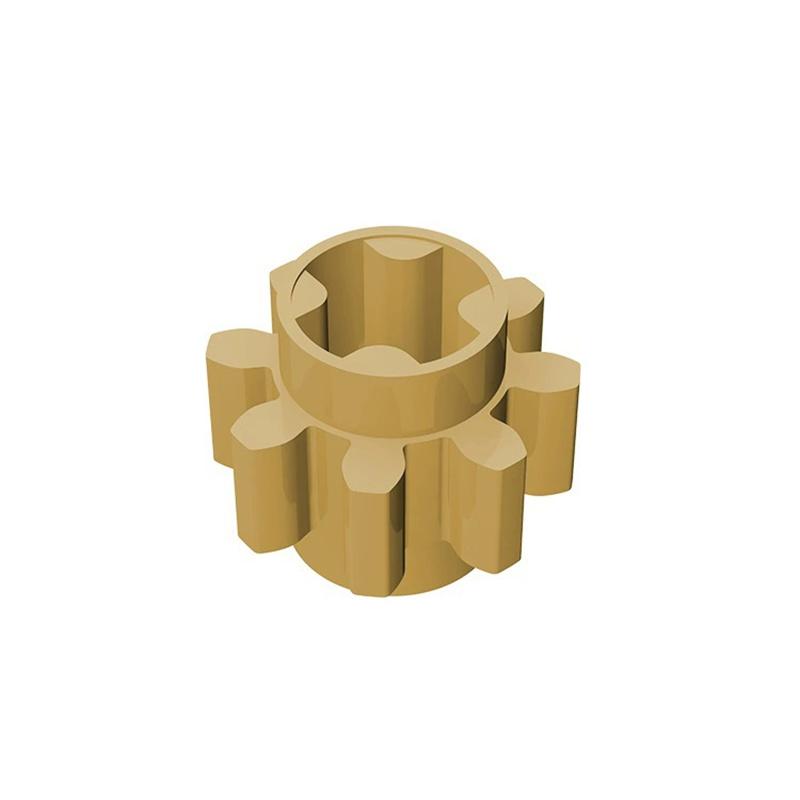 10pcs 3647 Pieces Gear Cross Hole z8 Building Blocks Bulk Technical Parts Kids Toys Gear 8 Tooth