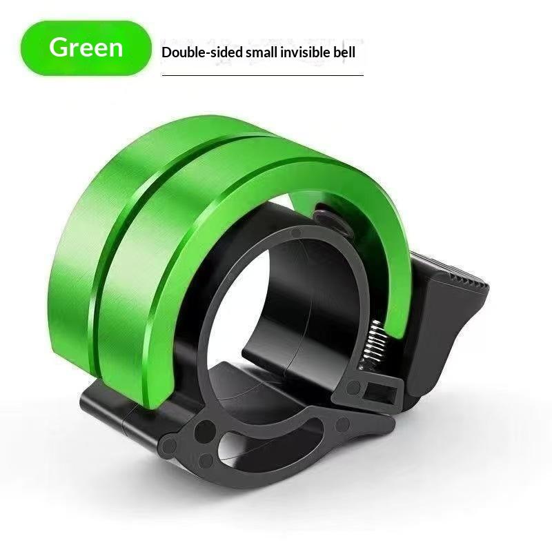 Lightweight Hidden Bicycle Bell Aluminum Alloy Loud Crisp Sound No Extra Burden for Casual Road Cycling Rides