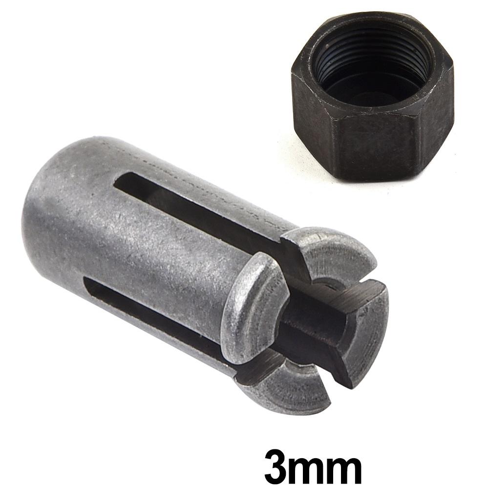 Jern Chuck Mutter Del Klemme 6MM 6,35MM 8MM Konisk Erstatning For Makita GD0800C GD0810C GD0811 Elektroverktøy Tilbehør Verktøy