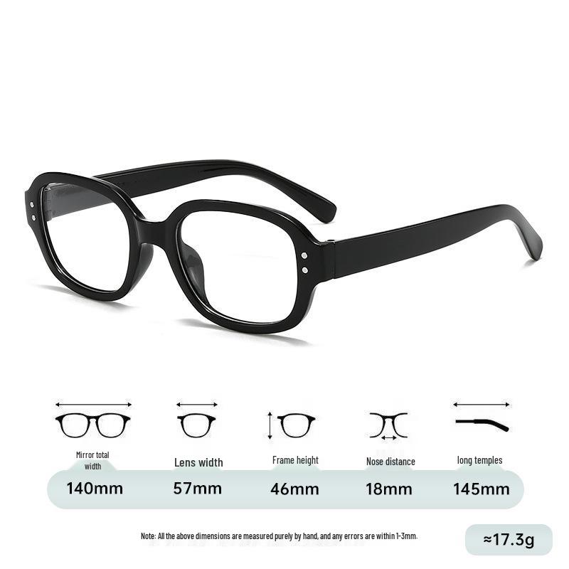 Trendy Unisex Korean-Style Myopia Glasses with High-End Anti-Blue Light Frames