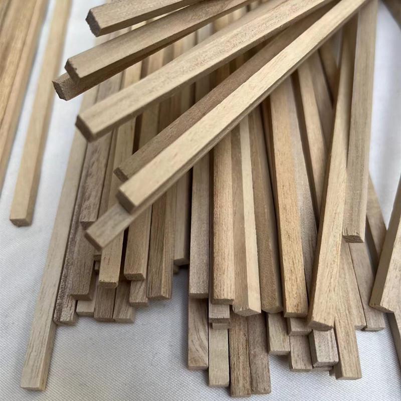 1000mm X 20mm Paulownia Flat Wood Strip for DIY & Architectural Models